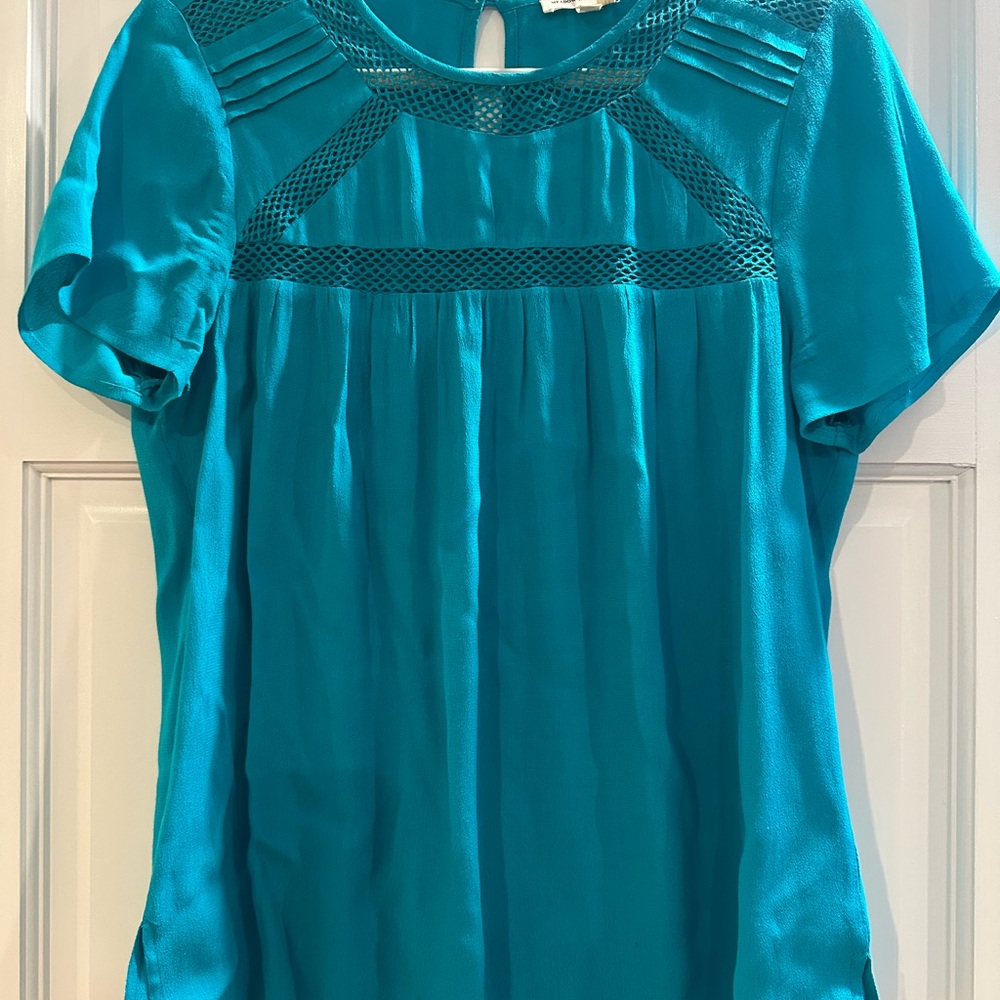 Meadow Rue Vibrant Blue Blouse